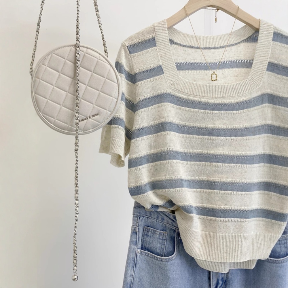 American style T-shirt short sleeve tops for women
