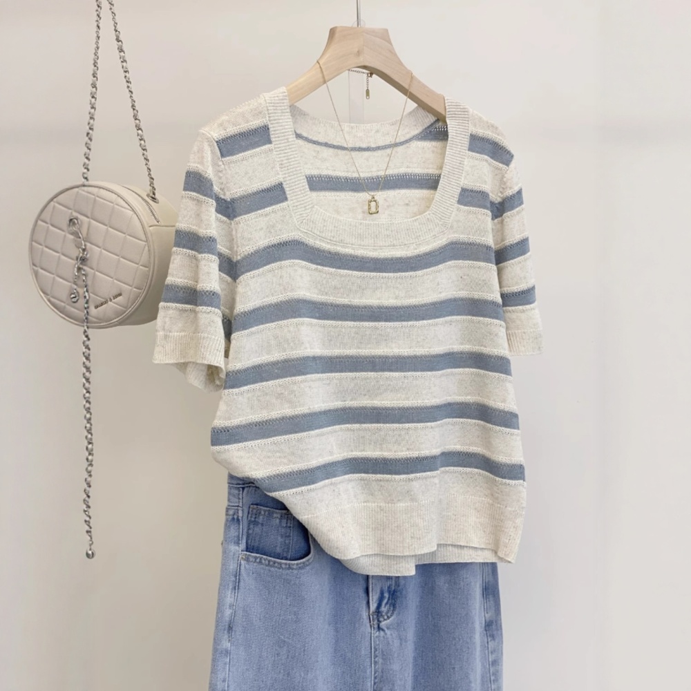 American style T-shirt short sleeve tops for women