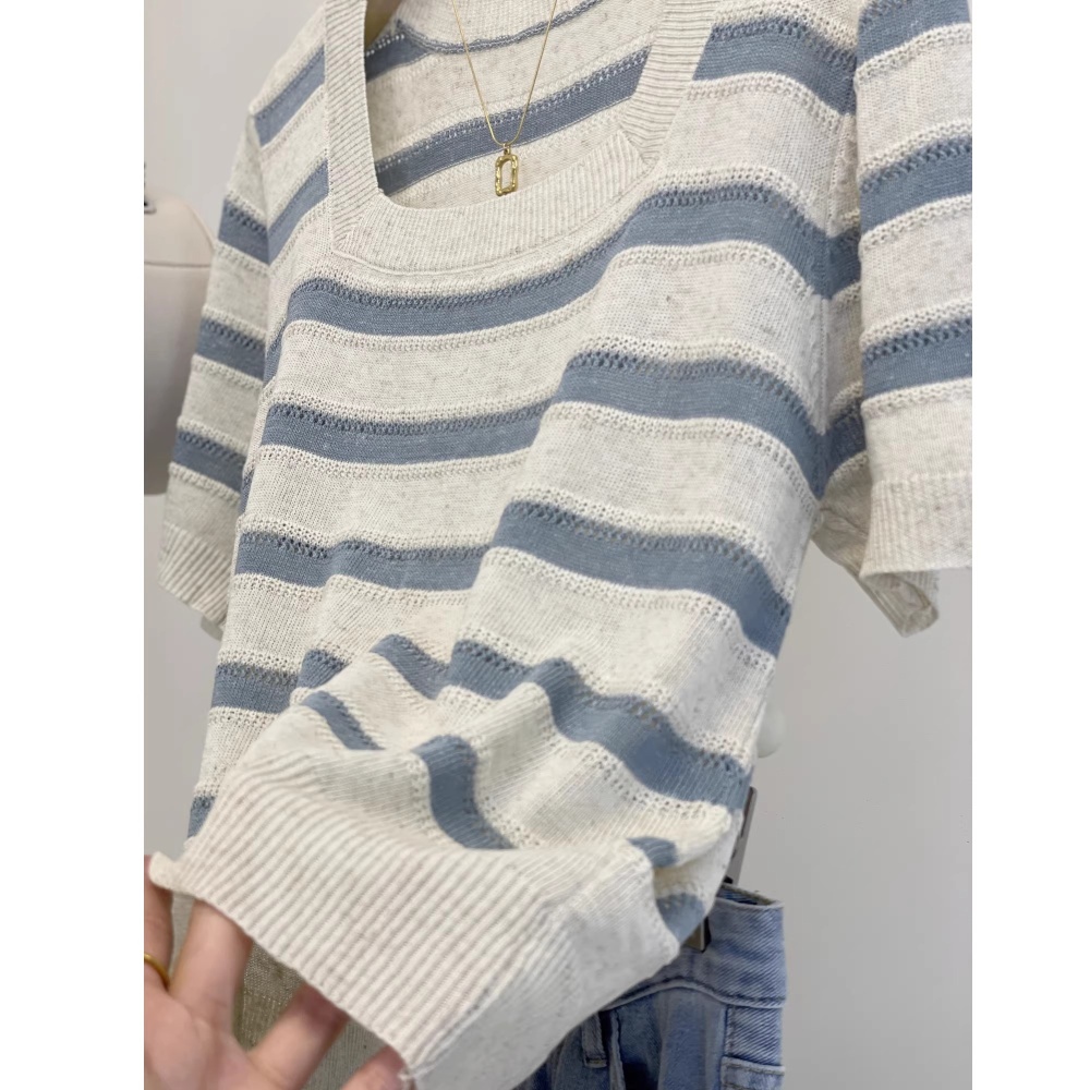 American style T-shirt short sleeve tops for women