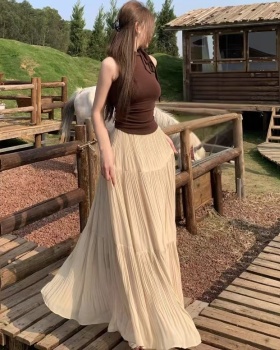 Chiffon summer vest temperament tops a set for women