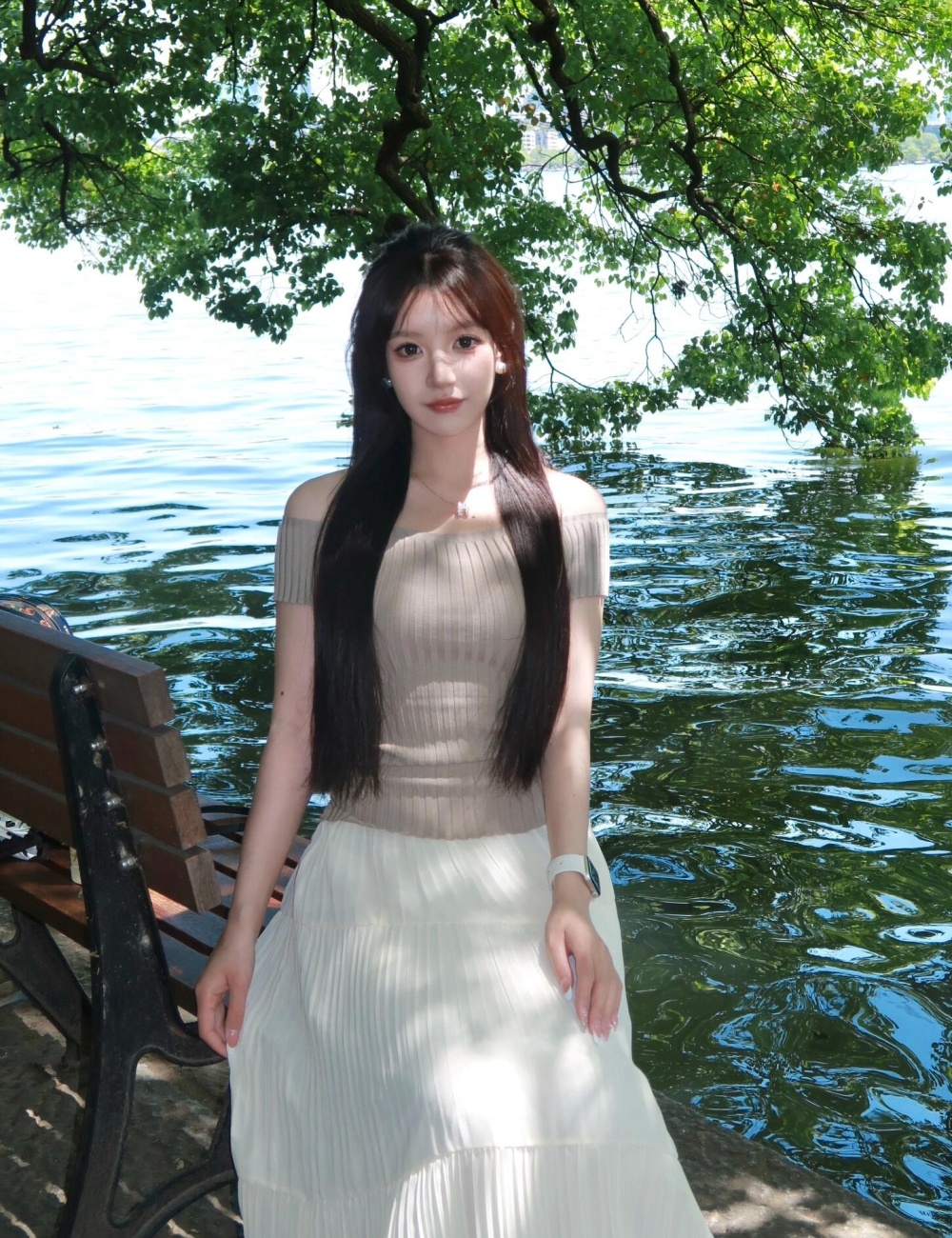 Enticement summer tops slim skirt a set for women