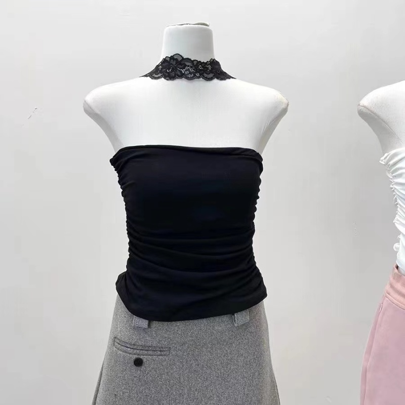 Wears outside sexy vest sling short tops