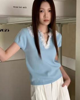 Pure summer lace Korean style sweater