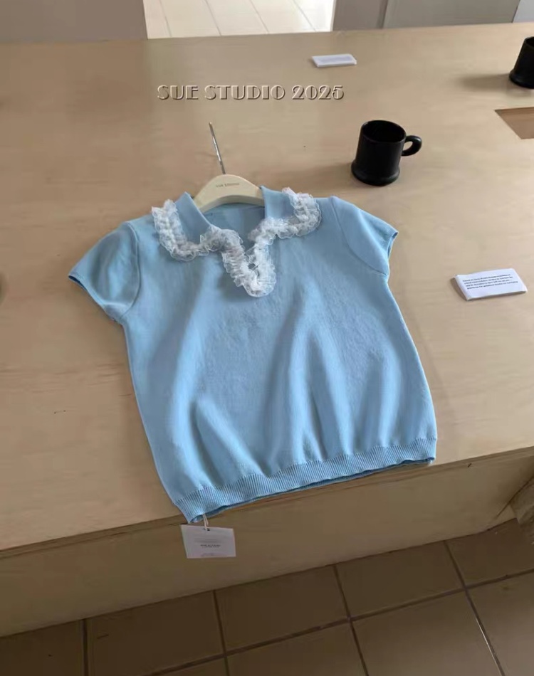 Pure summer lace Korean style sweater