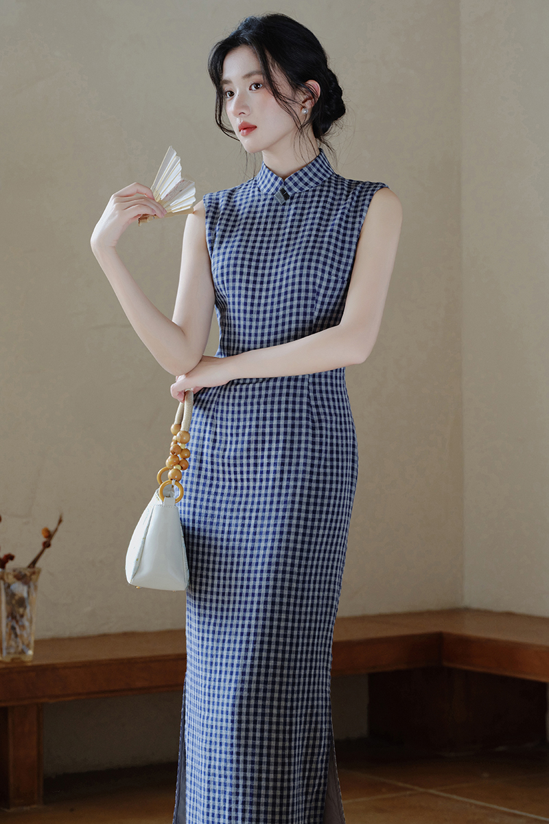 Slim cheongsam maiden dress