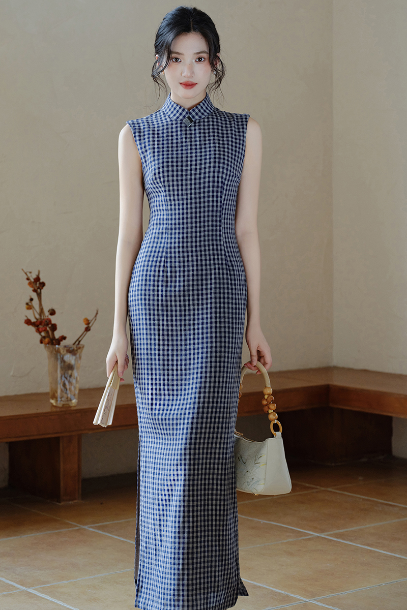 Slim cheongsam maiden dress