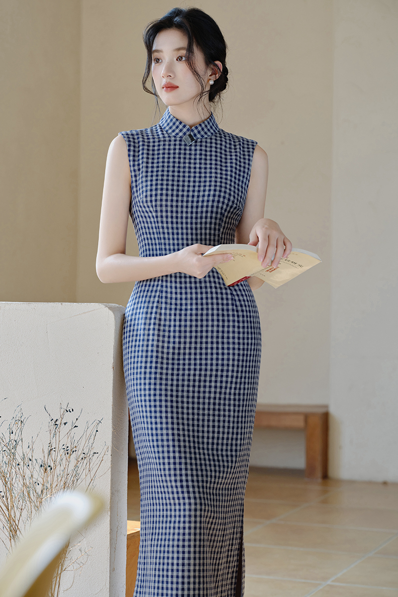 Slim cheongsam maiden dress