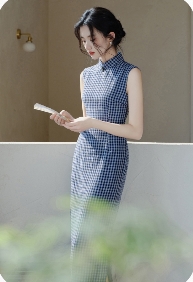 Slim cheongsam maiden dress
