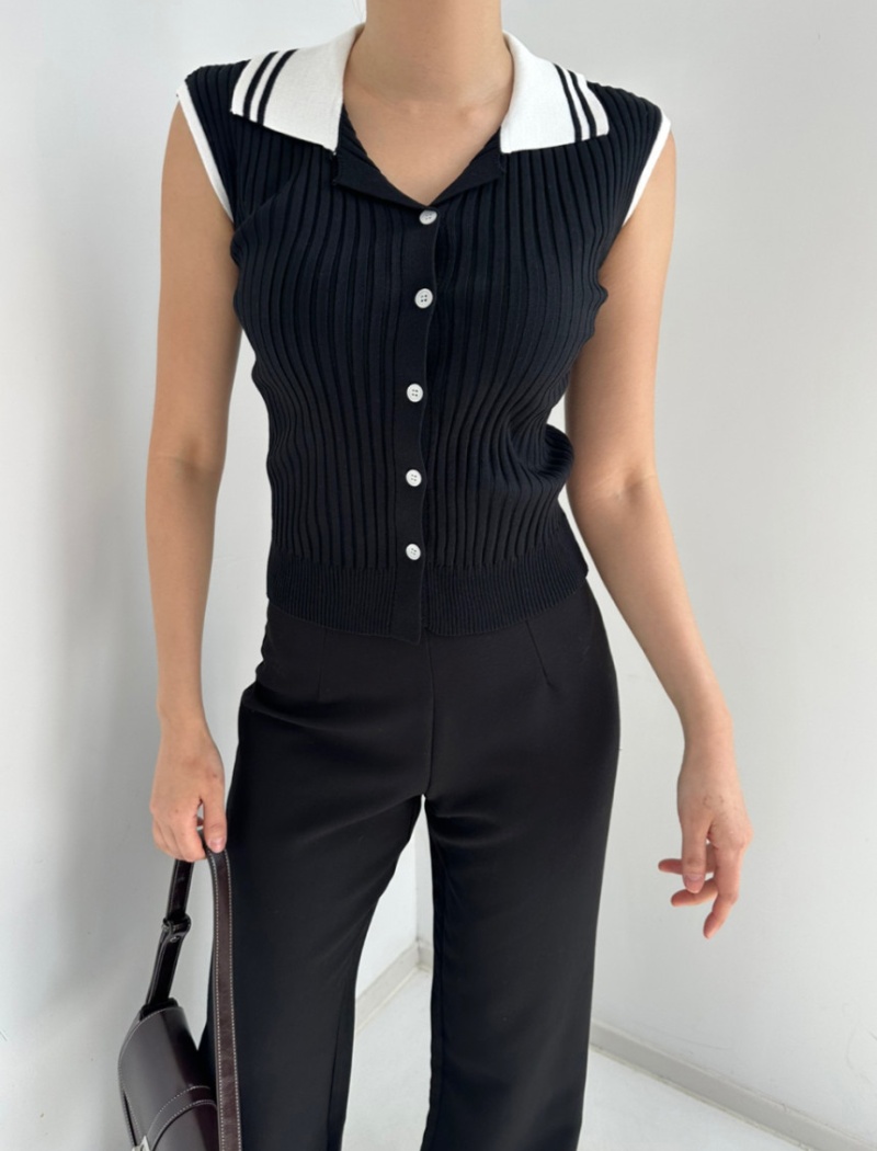 Short sleeve Korean style splice slim tops