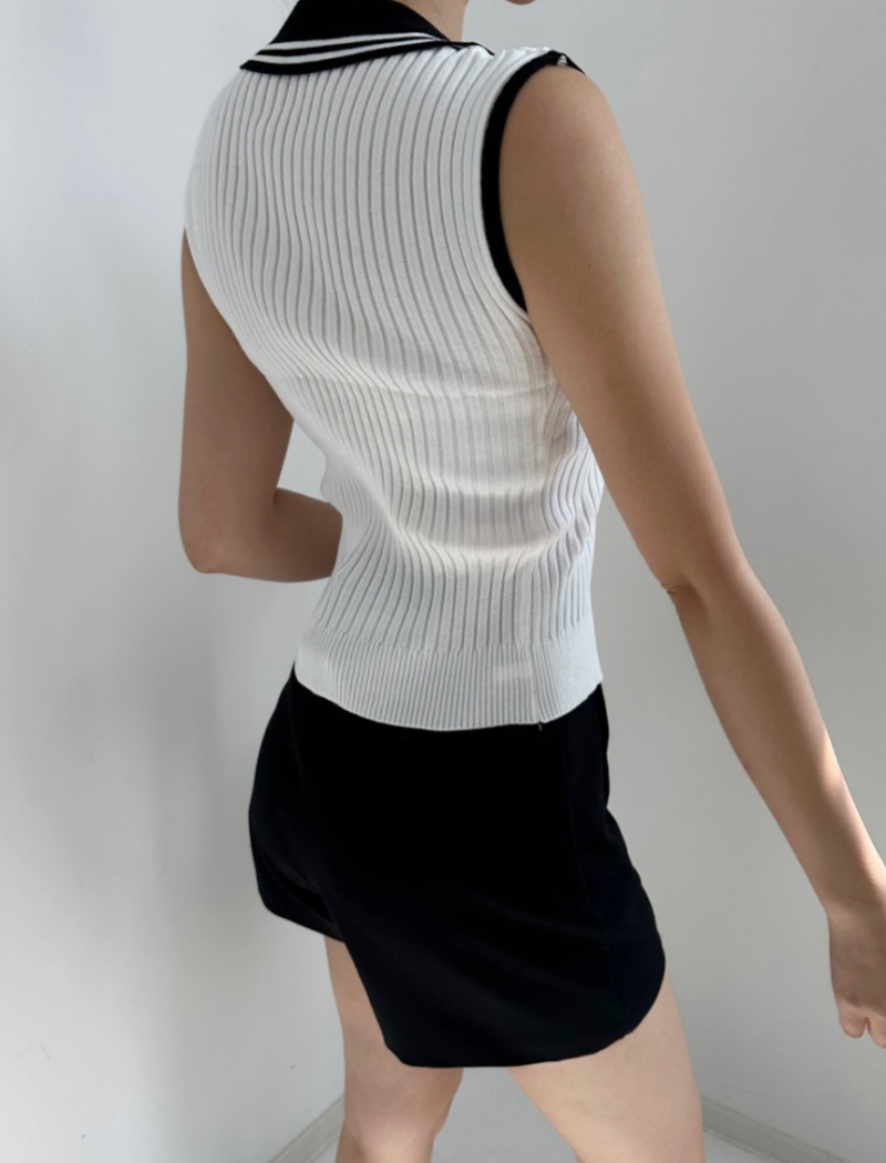 Short sleeve Korean style splice slim tops