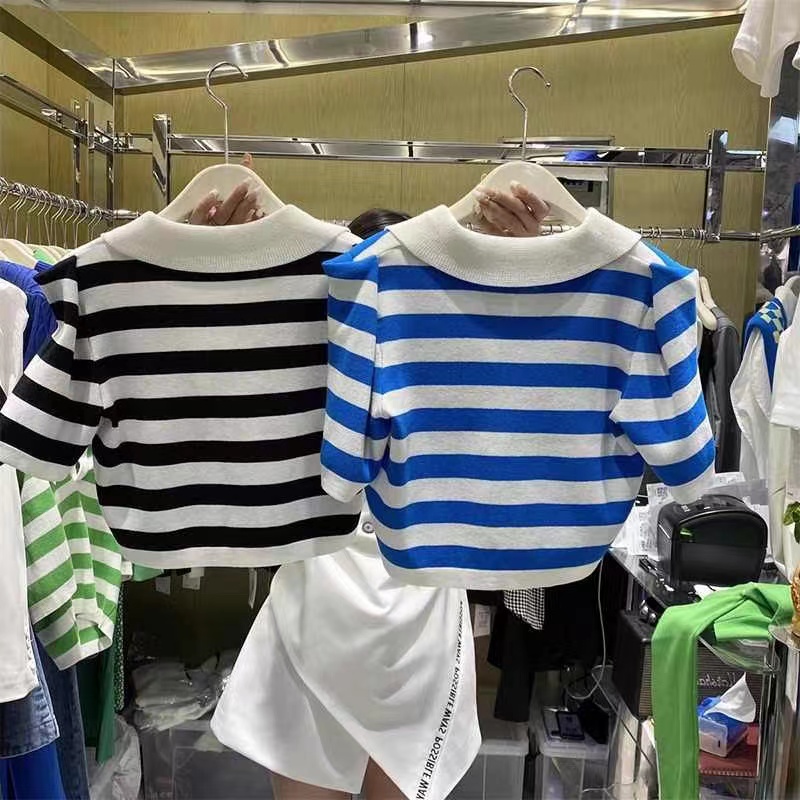 Korean style slim shirts thin T-shirt for women