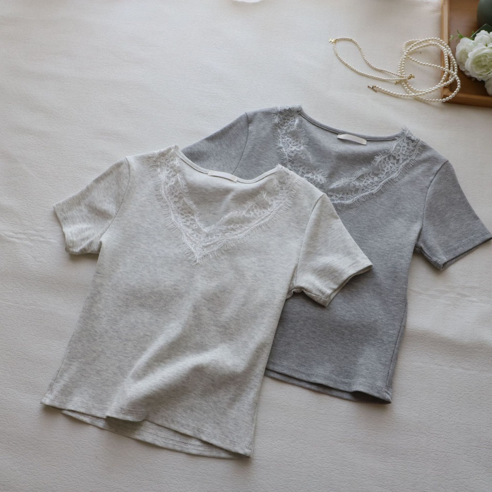 Bottoming tops short sleeve T-shirt for women