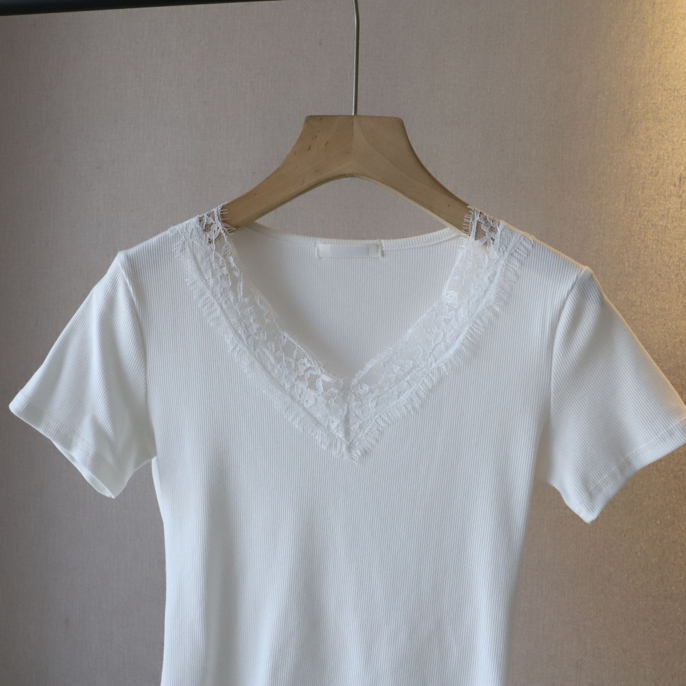 Bottoming tops short sleeve T-shirt for women