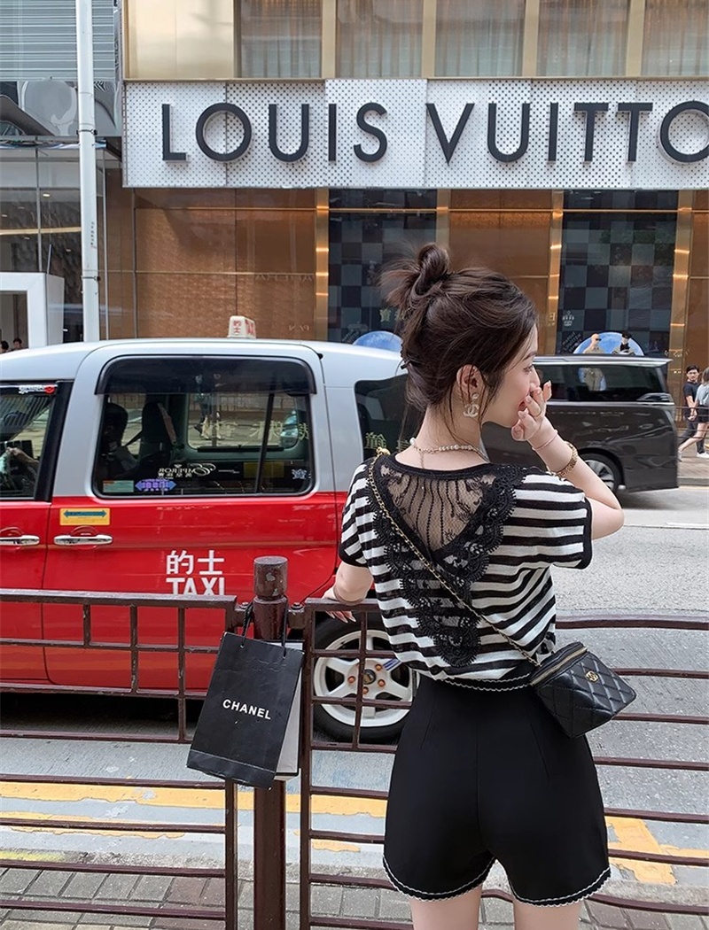 Short sleeve niche tops summer T-shirt for women
