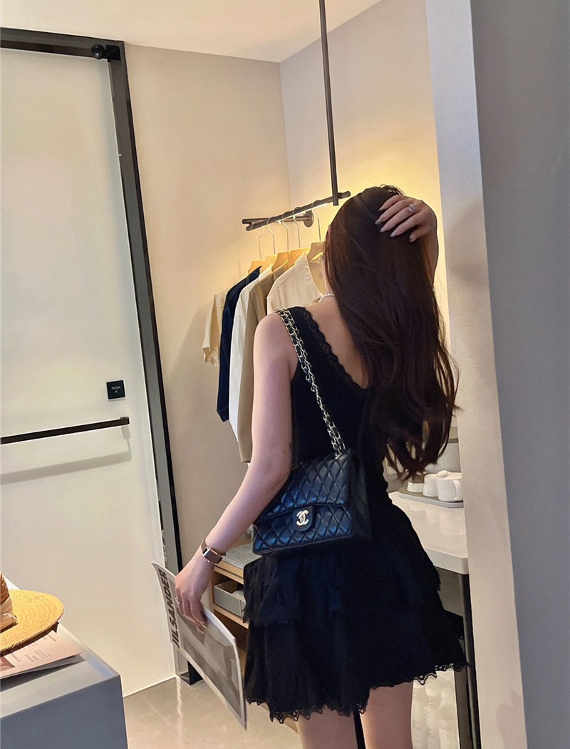 Bottoming lace tops beauty back vest for women