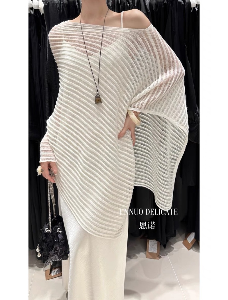 France style loose hollow cloak Korean style lazy tops