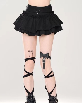 Slim pink cake puff skirt A-line summer short skirt