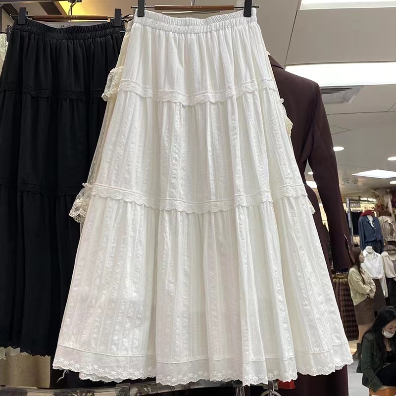Splice big skirt skirt summer long skirt for women