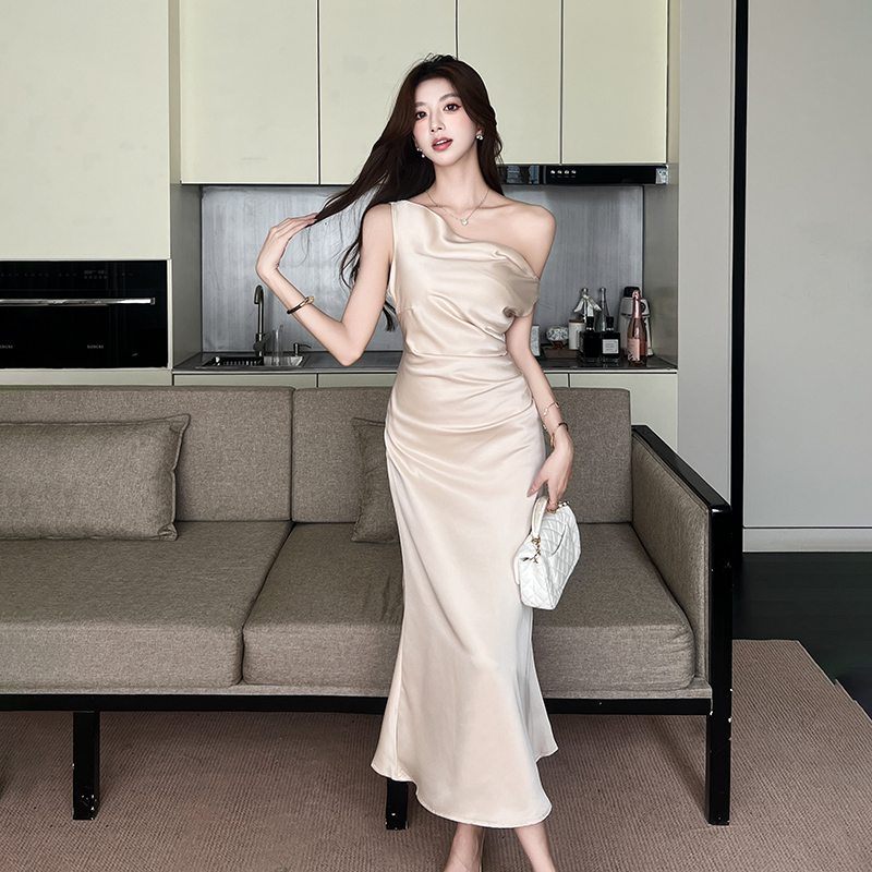 Summer formal dress France style long dress for women