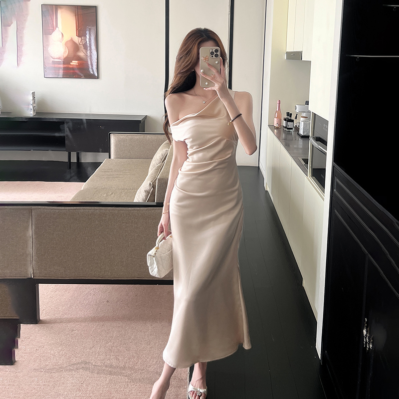 Summer formal dress France style long dress for women