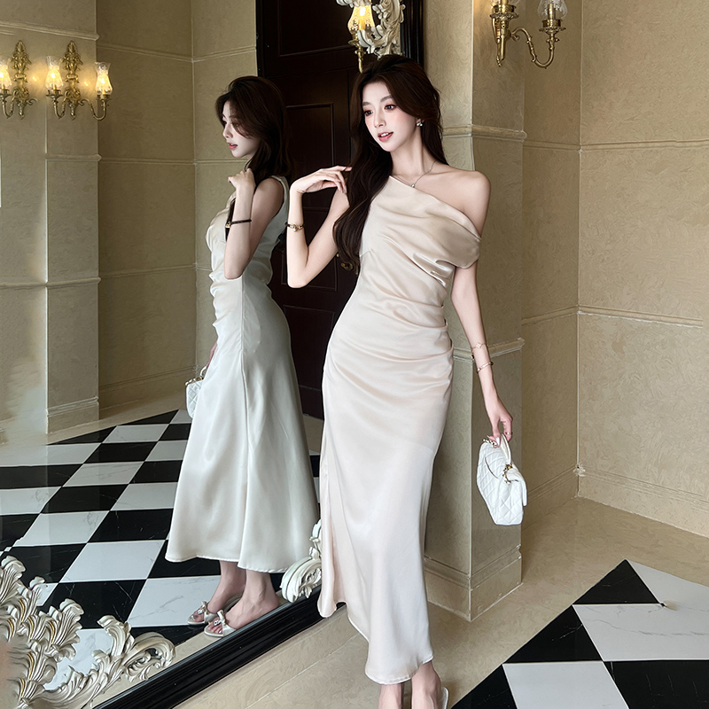 Summer formal dress France style long dress for women