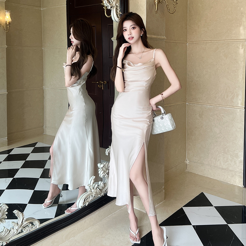 Package hip long dress France style dress for women