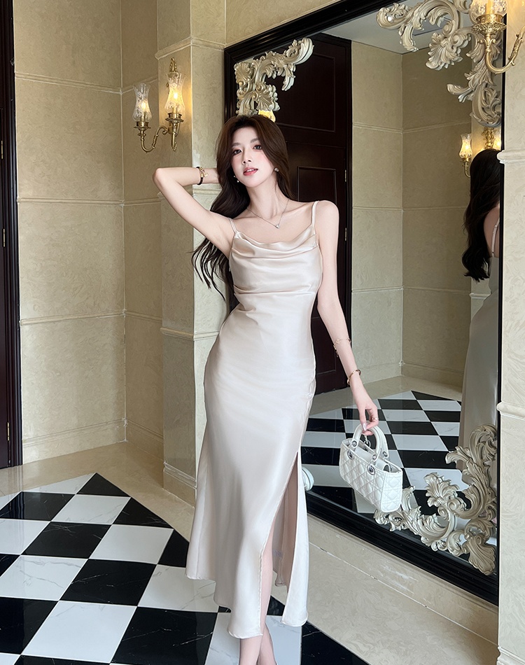 Package hip long dress France style dress for women