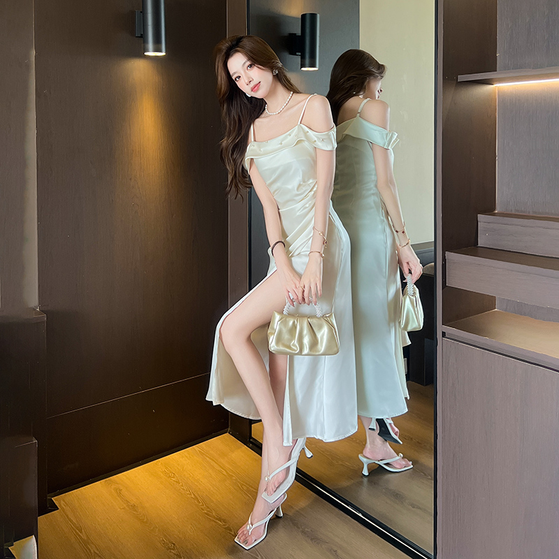 Enticement sling dress summer sexy long dress