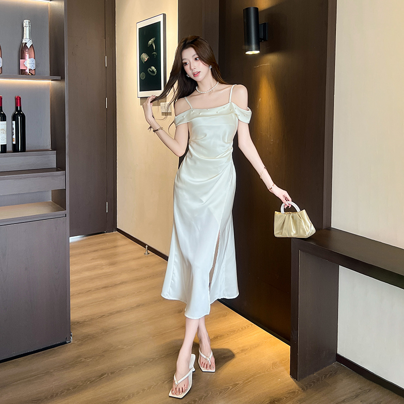 Enticement sling dress summer sexy long dress
