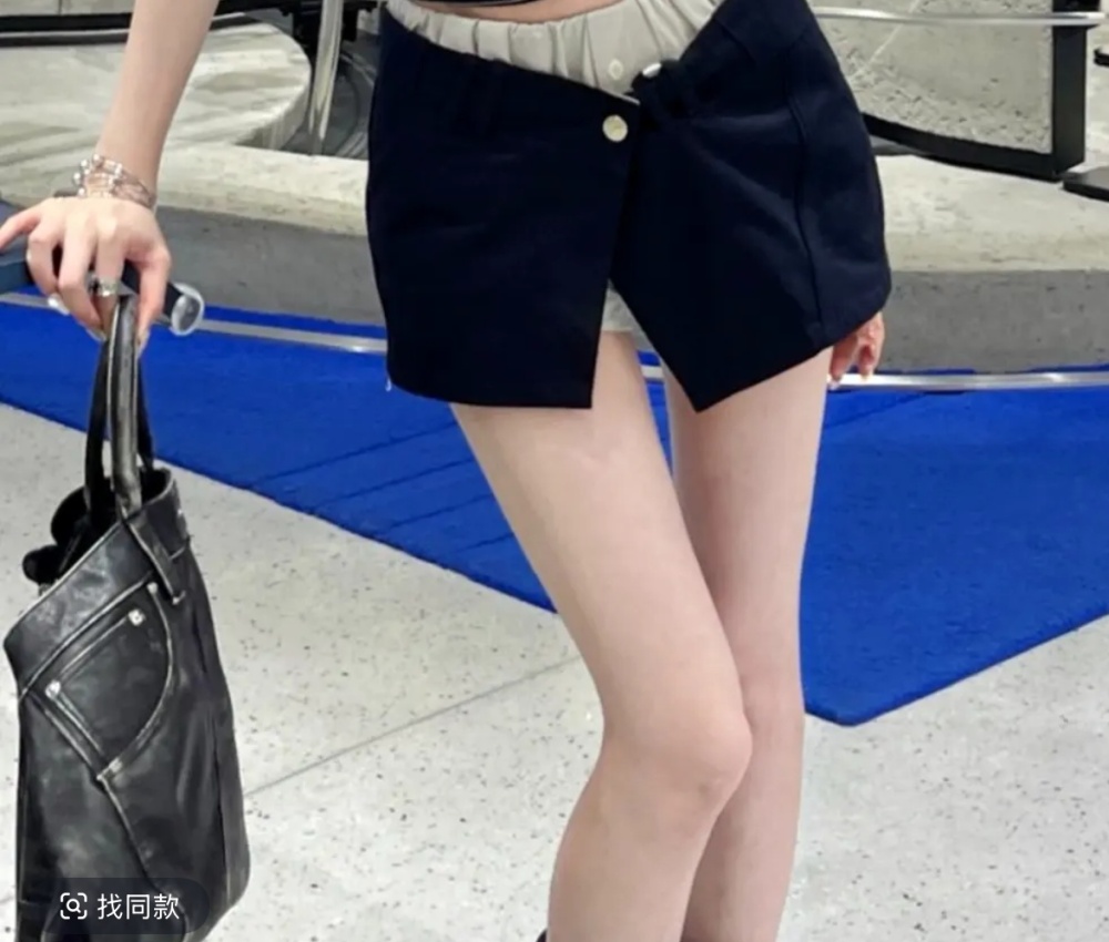 Summer spicegirl culottes all-match tops 2pcs set