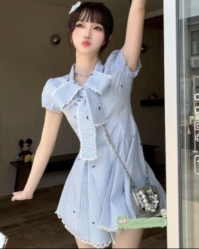 Lace sweet style T-back show young dress for women