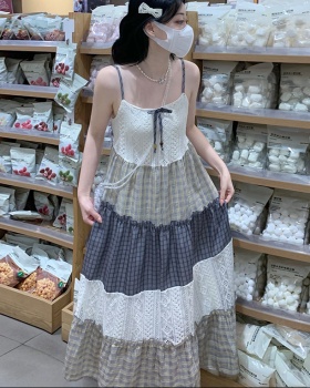 Sling floral summer seaside dress for women