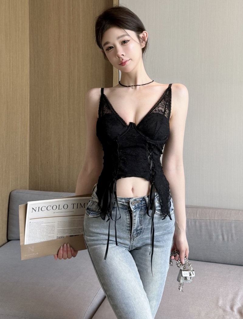 Spicegirl bandage vest sling bottoming shirt for women