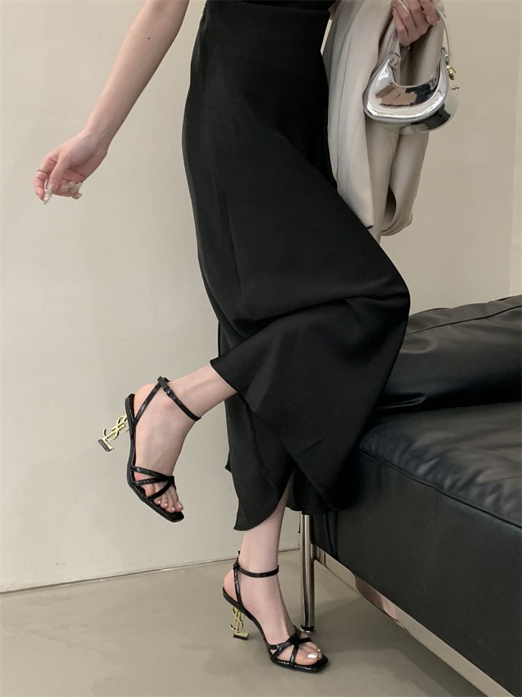 Open toe sandals summer high-heeled shoes for women
