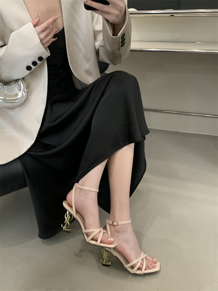Open toe sandals summer high-heeled shoes for women