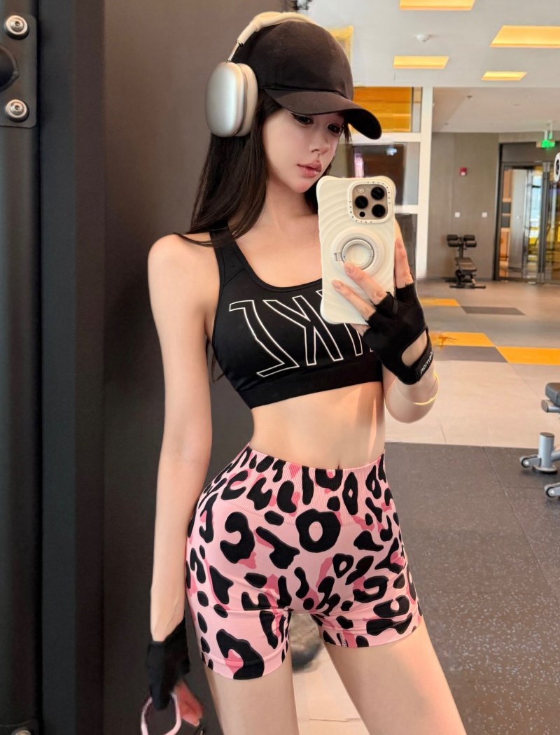 Sports printing pants summer shorts for women