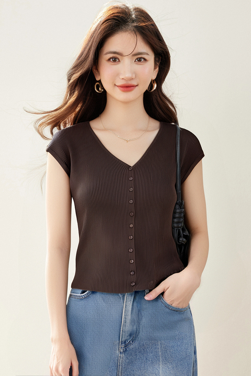 Lazy waistcoat single-breasted cardigan for women