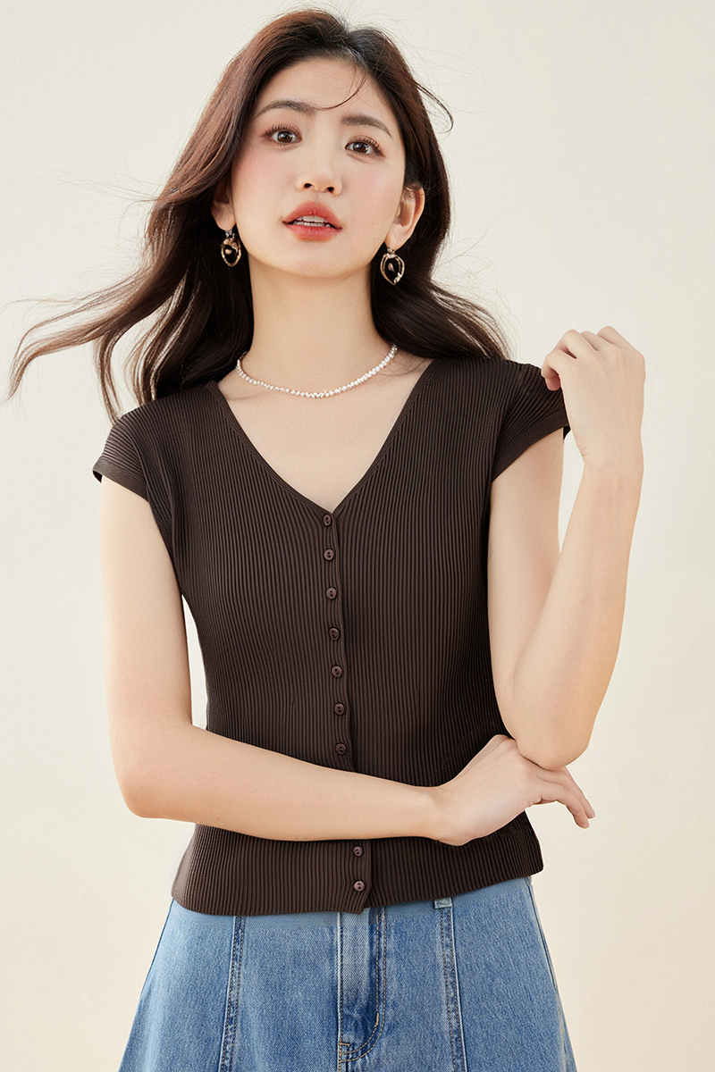 Lazy waistcoat single-breasted cardigan for women