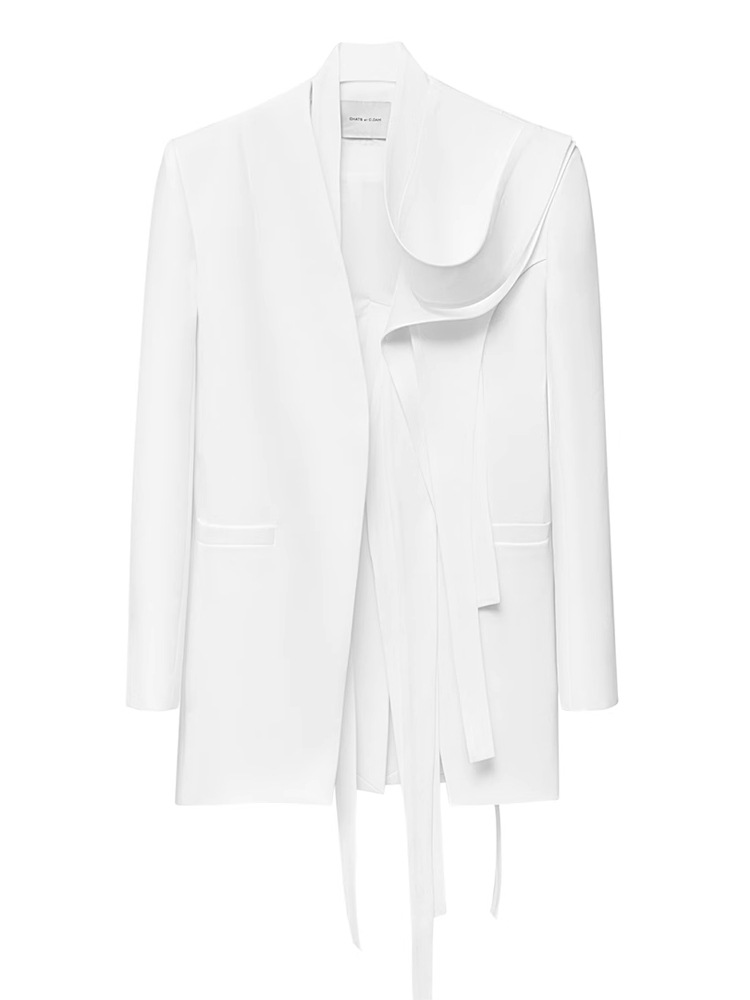 White business suit skirt 2pcs set for women