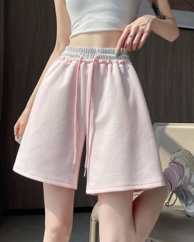 Summer shorts five tenths wide leg pants for women
