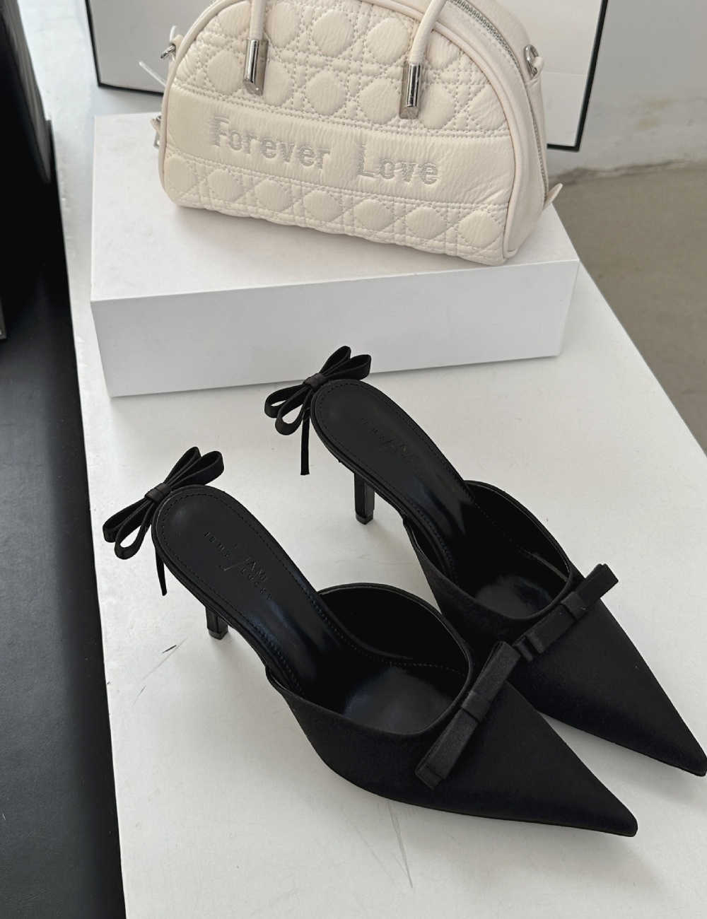 France style slim temperament pointed slippers for women