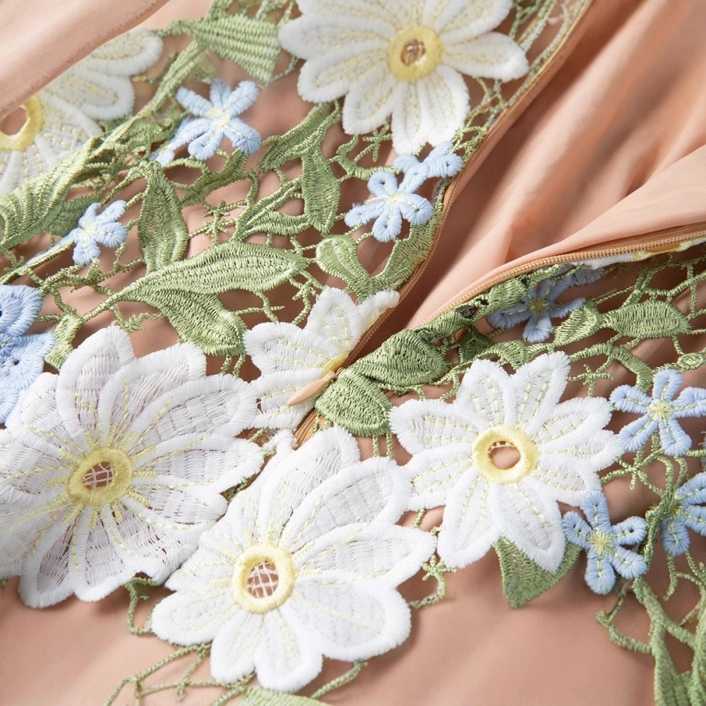 Summer lace strap dress flowers fashion dress for women