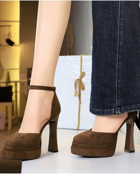 Low broadcloth shoes Korean style temperament sandals