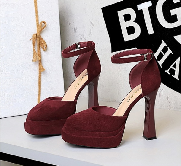 Low broadcloth shoes Korean style temperament sandals