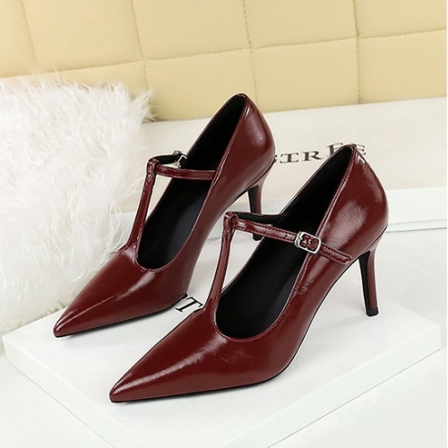 Hollow low high-heeled shoes temperament shoes for women