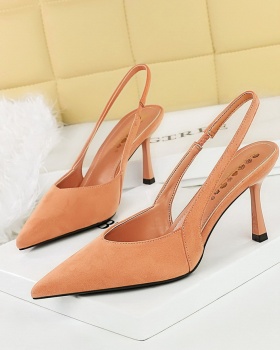 Low fine-root banquet high-heeled shoes temperament fashion shoes