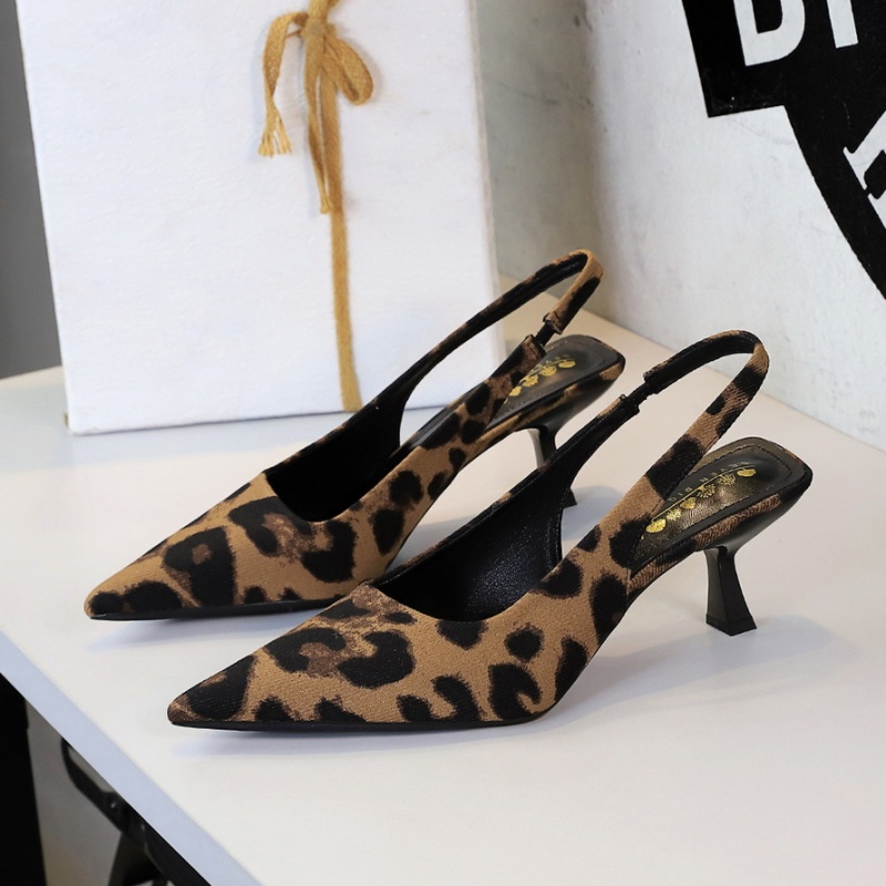 Pointed simple high-heeled shoes banquet shoes for women