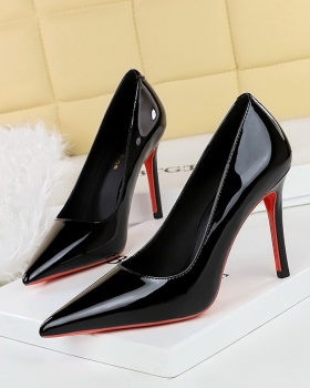 European style shoes fine-root high-heeled shoes