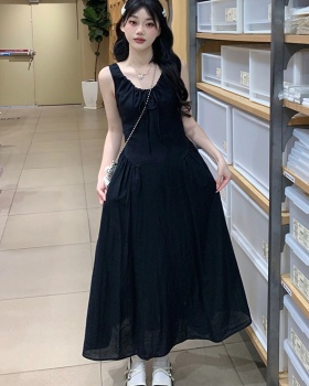 Retro sleeveless dress sleeveless dress for women