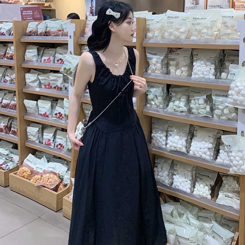 Retro sleeveless dress sleeveless dress for women
